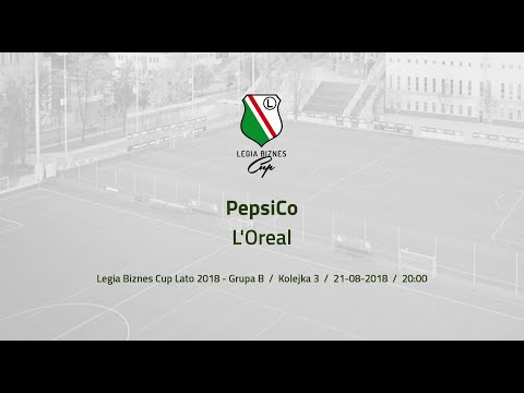 Skrót meczu 3 kolejki. PepsiCo - L'Oreal (Legia Biznes Cup Lato 2018)