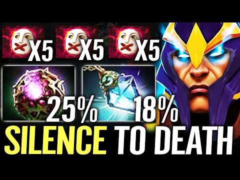 🔥 -36% CD Silencer GOD Support — Octarine Core + Prism 6SEC CD 500 Radius Mute Forever Dota 2 Pro