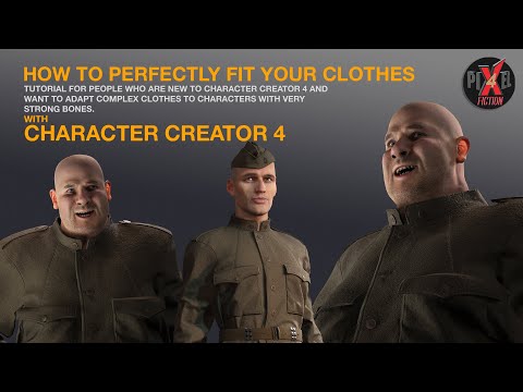 How to Fit Perfectly Cloth with Character Creator 4
