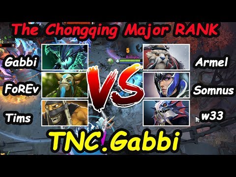 TNC Gabbi - [Outworld Devourer] MID Vs w33 Somnus Armel China rank | Dota2 7.20