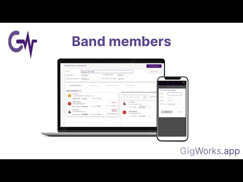 GigWorks.app Band members