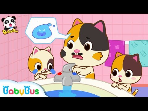 Baby Kitten Got Scalded | Baby Kitten's One Day at Home | Kids Safety Tips | Good Habits | BabyBus