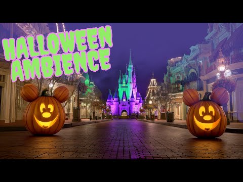 Halloween Ambience - Pumpkins On Disney Main Street