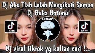 Download lagu DJ AKU TELAH LELAH MENGIKUTI SEMUA LANGKAH KAKIMU | DJ BUKA HATIMU VIRAL TIKTOK TERBARU 2024 mp3