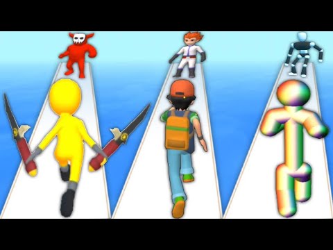 SOLO LEVELING vs MONSTER SQUAD RUSH vs TALL MAN RUN - Triple Game