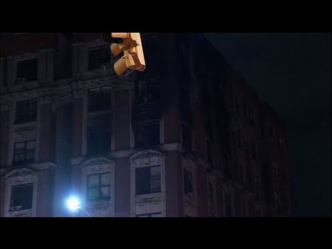 The New York Fire Department says an early morning blaze killed six people, including four children, in a Harlem apartment building. Fire Commissioner Daniel Nigro says about 100 firefighters needed over an hour to bring the fire under control. (May 8)