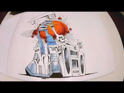 Character 03 Graffiti Blackbook Speedart Berlin