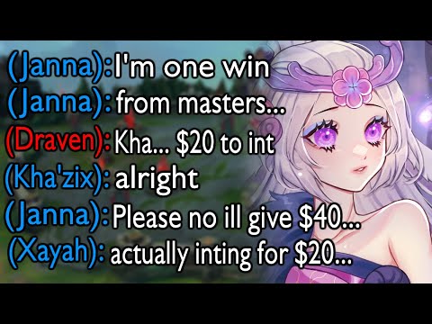 My Janna was 1 win from Masters.. it was the final game of the season.. But our top was inting for $