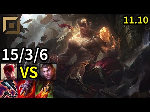 Lee Sin Top vs Jayce - KR Master | Patch 11.10
