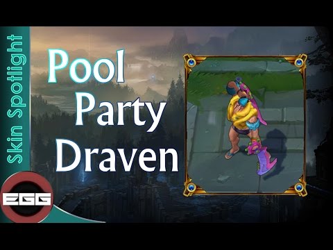 Pool Party Draven Skin Spotlight - League of Legends Skin Review [HD]