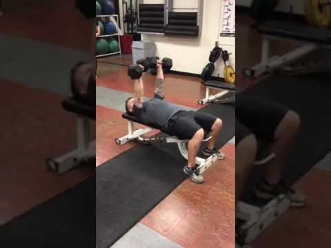 Alternating Dumbbell Bench Press