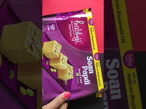 Unboxing of prabhuji Soan papdi #Unboxing @190/- Pack  | Titli'S Arts & Crafts