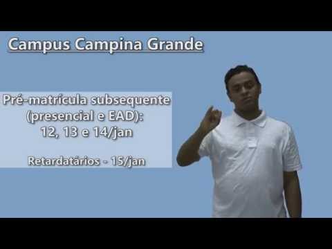 Edital IFPB PSCT 2015 em LIBRAS