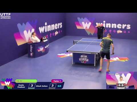 WINners CUP table 1 08.01 Siedin Vladimir - Siladi Zoltan 21:00
