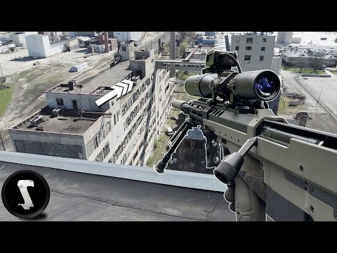 High-rise Rooftop Sniper Mission (OVERPOWERED $1500 RIFLE)