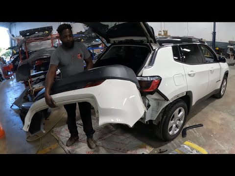 2019 jeep compass how to take the back bumper off
