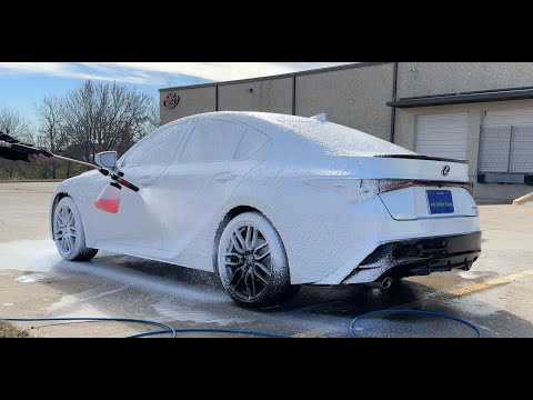 First Winter Wash - Very Dirty 2023 Lexus IS350 F-Sport AWD