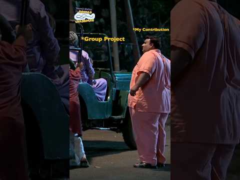 My Contribution in Group Project!#tmkoc #comedy #funny #viral #friends #contribution