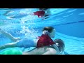 Underwater Swim With Daddy Child Learns To Love Swimming Swimbea Com