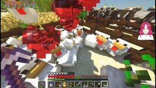【Minecraft字幕翻訳あり】続・ダイヤモンドチャレンジ！49個スタート、64個まで。終了後は釣り？#24【JPENlittle】