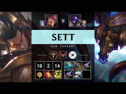 Sett Support vs Alistar - KR Grandmaster Patch 25.20