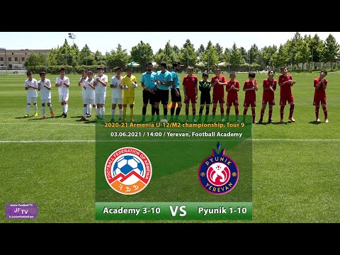 Academy 3-10 (0-8) Pyunik 1-10 (03.06.21) U12/M2, Tour 9