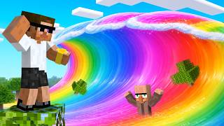 Download lagu Surprised By Rainbow Tsunami in Minecraft.. mp3