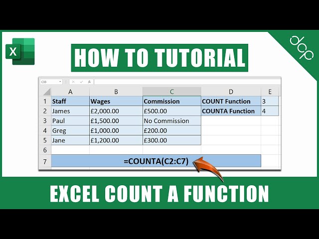 Learn How to Effectively Use the COUNTA Function in Excel for Data ...