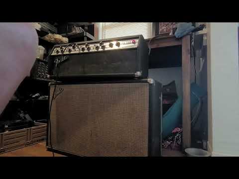 Vintage Fender Bandmaster Piggyback 2x12 Speaker Cabinet 32" w/ Original Fender Speakers & Tilt-Back Legs image 19