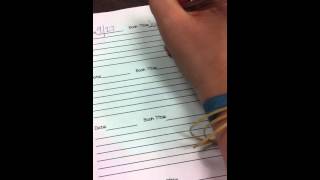 Homework: Reading Log