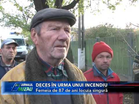 DECES IN URMA UNUI INCENDIU