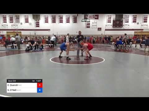 USAWNJ - Freestyle-Greco States/Schoolboy - FS 149 Finals - Christian Quandt (PWC) Vs. Stephen O'N