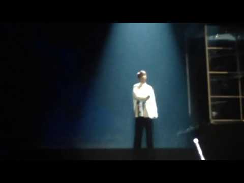 170319 WINGS TOUR BRAZIL - BTS RAP MONSTER REFLECTION, ARMYS CHANTING WE LOVE YOU
