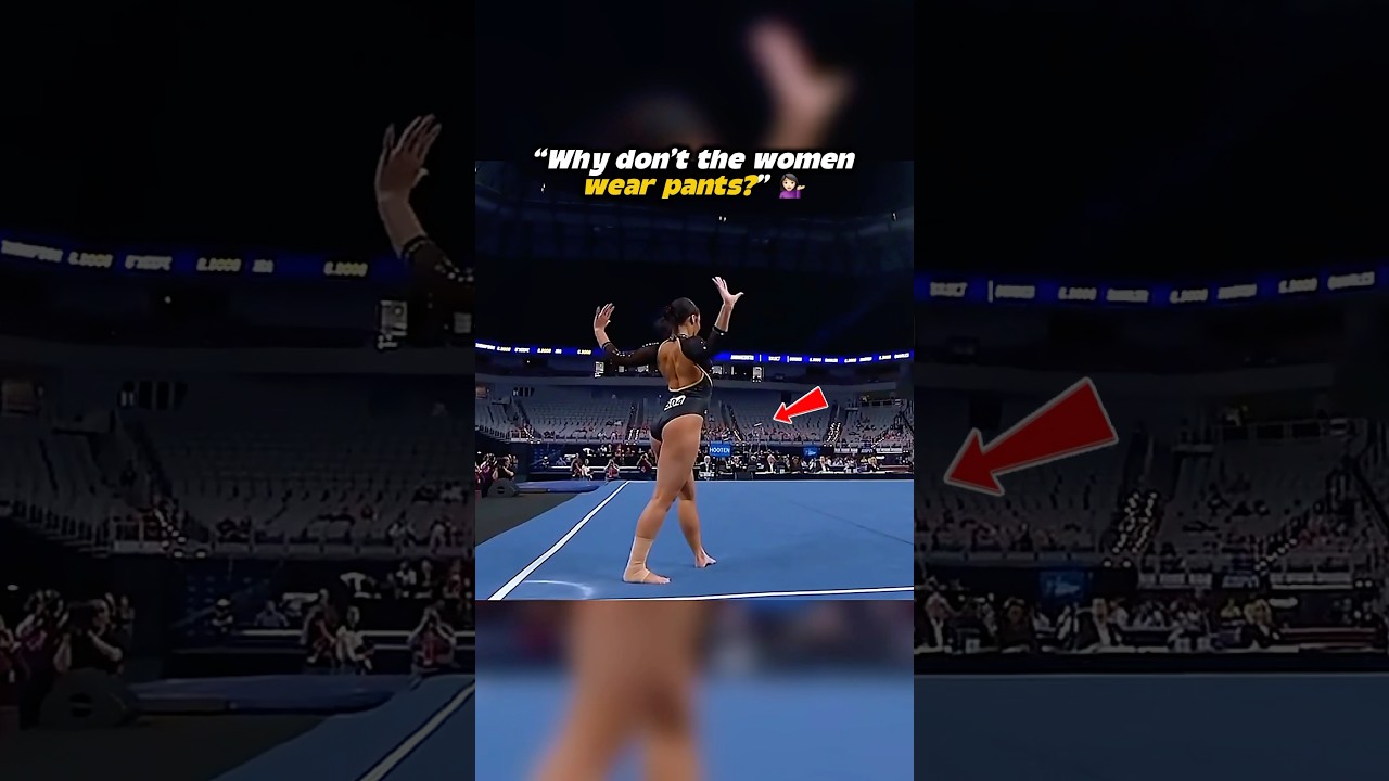 She wore shorts like the men! 😳