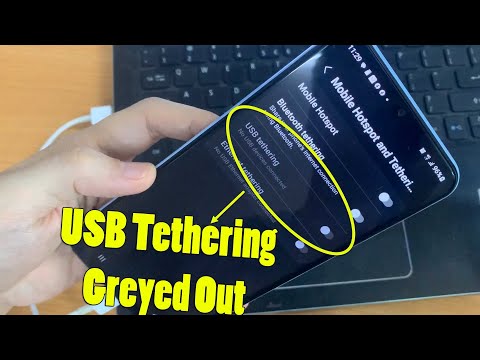 Mobile USB Tethering Greyed Out Solved Fixed