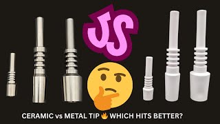 Ceramic vs Metal Nectar Collector Tip: Which One Should You Use | Lotus Smoke Review