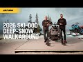 2026 Ski Doo Deep Snow Walkaround