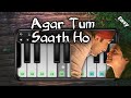 Agar Tum Saath Ho🎶 Piano lesson with chords / easy piano tutorial