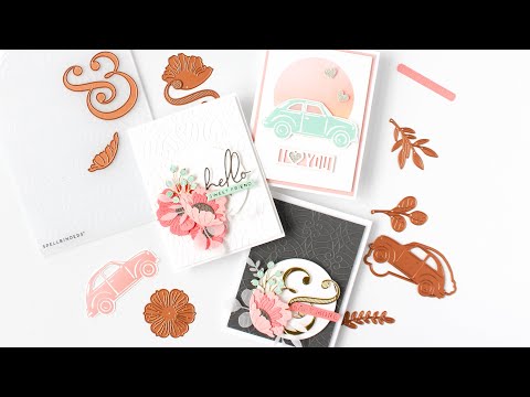 Using Color Palettes To Jumpstart Creativity & Card Making - Spellbinders January 2023 Club Kits