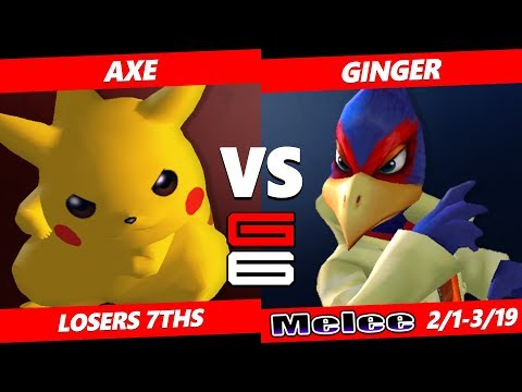 Genesis 6 SSBM - Balance | Ginger (Falco) Vs. Tempo | Axe (Pikachu) Smash Melee Tournament L7ths