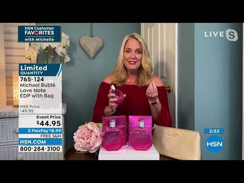 Michael Buble Love Note EDP with Bag