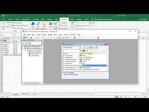 The EXCEL Object Model