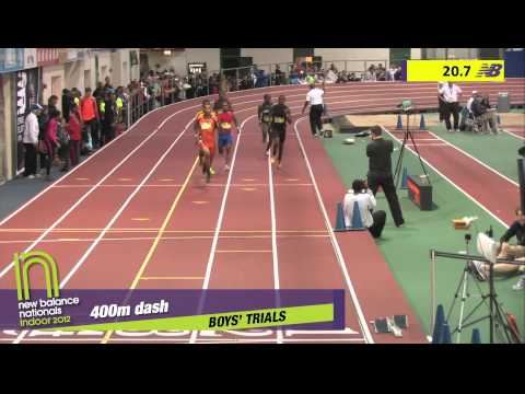 Boys 400m Heat 5 - New Balance Indoor Nationals 2012