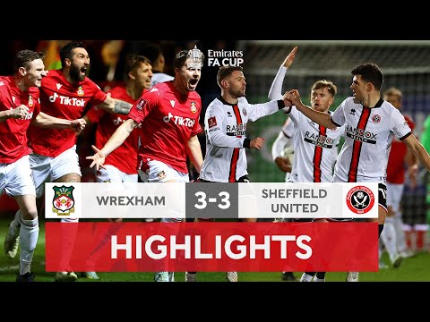 Wrexham Almost Pull Off Major Cup Upset! | Wrexham 3-3 Sheffield United | Emirates FA Cup 2022-23