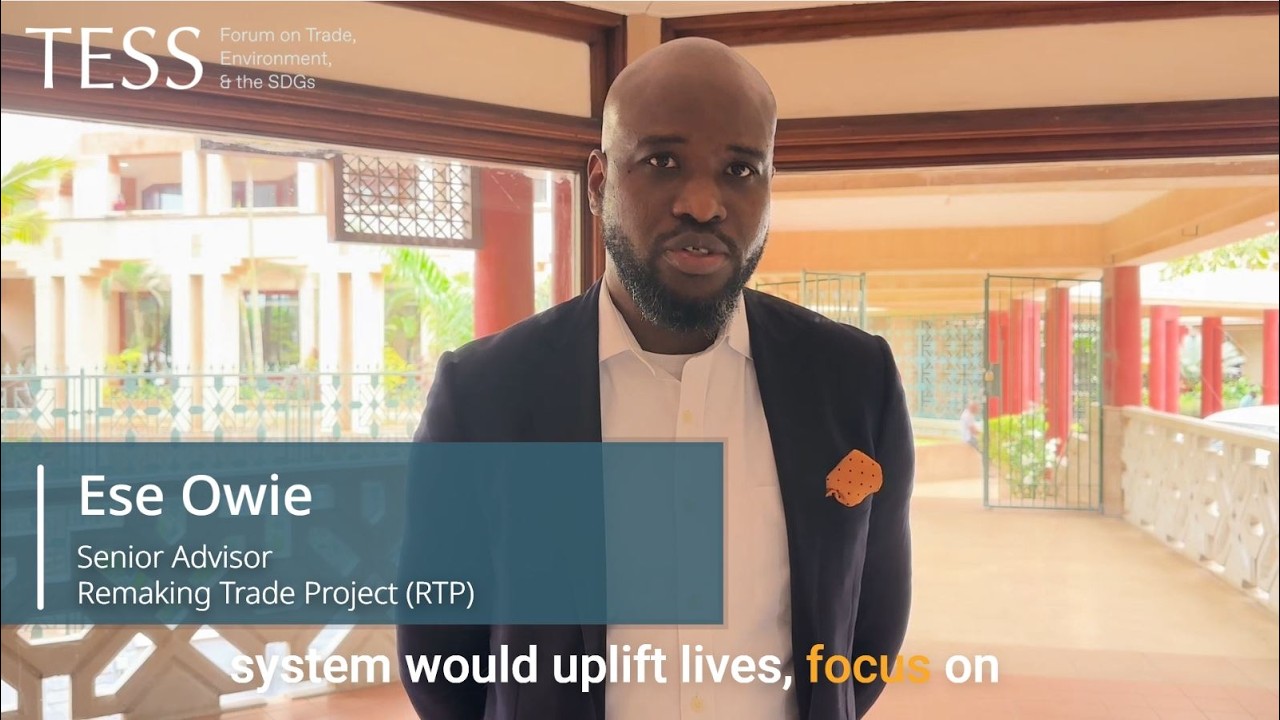 Trade & Sustainability Priorities: Ese Owie (Remaking Trade Project)