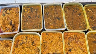 4AM CHAOTIC BULK COOKING FOR MY NIGERIAN FAMILY| OGBONO SOUP RECIPE| STORAGE TIPS. 