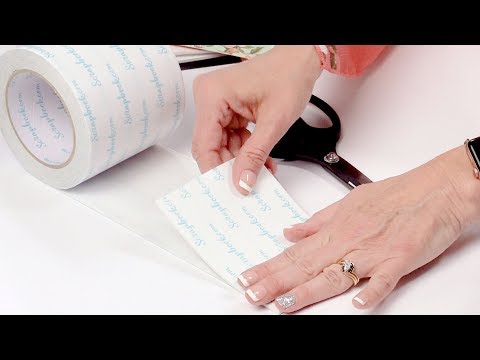 How to use 2 & 4 double sided adhesive rolls
