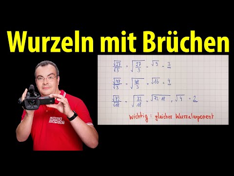 Roots with fractions - Root calculations - simply explained | Lehrerschmidt