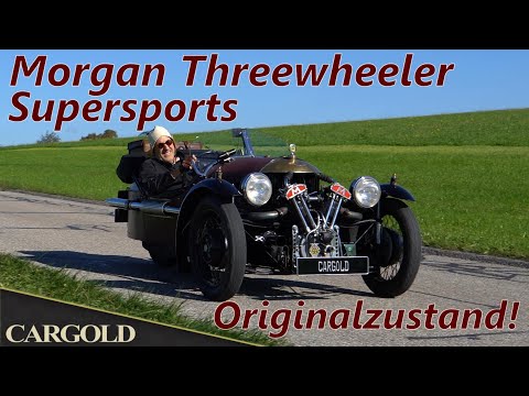 Morgan Threewheeler Supersports, 1934, im Originalzustand! Kleines Auto - Riesenspaß!
