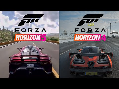 Forza Horizon 5 Vs Forza Horizon 4 - Engine Sound & Graphics Comparison